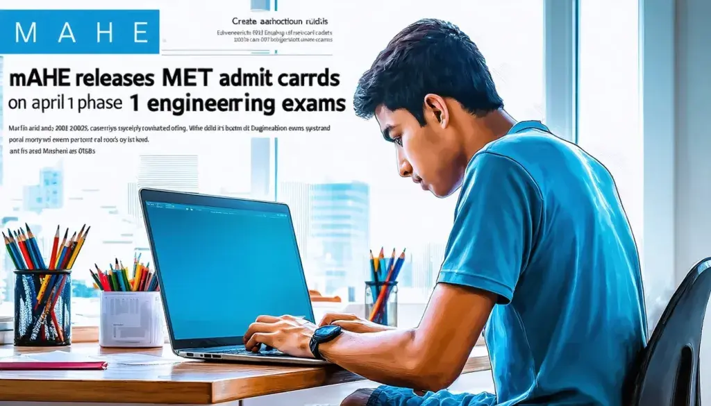 MAHE Releases MET 2026 Admit Cards on April 10 for Phase 1 Engineering Exams